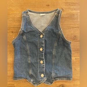 Abercrombie Kids Blue Denim Vest